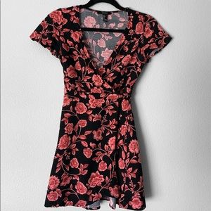 Beautiful Floral wrap dress